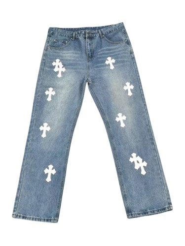 [buy more save more]28020271 White Cross Jeans