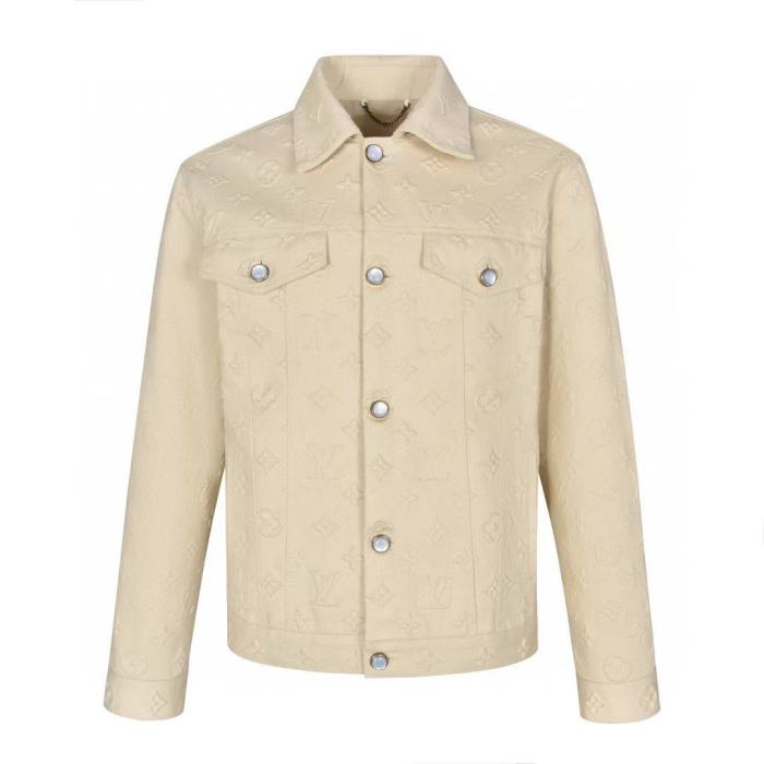 1:1 quality version 28020547 Full Print Embossed Denim Jacket