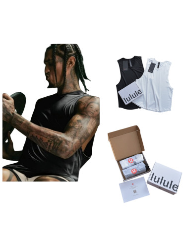 28022148 Men's Sleeveless Cropped Vest【one pack 2 pieces】