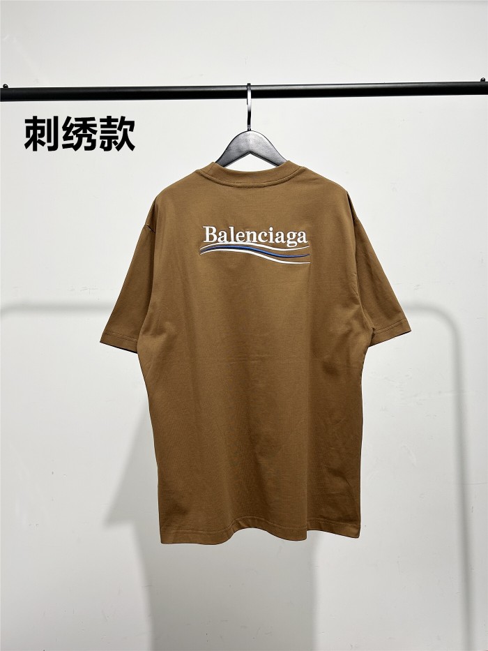 28027002 Embroidered Letter Tee 5 colors