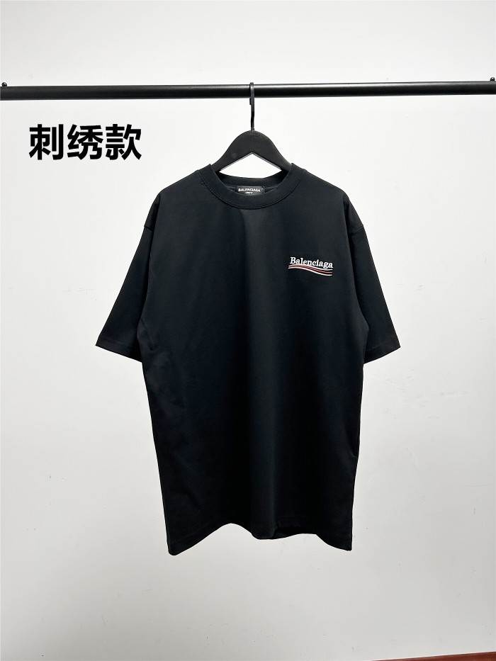 28027002 Embroidered Letter Tee 5 colors