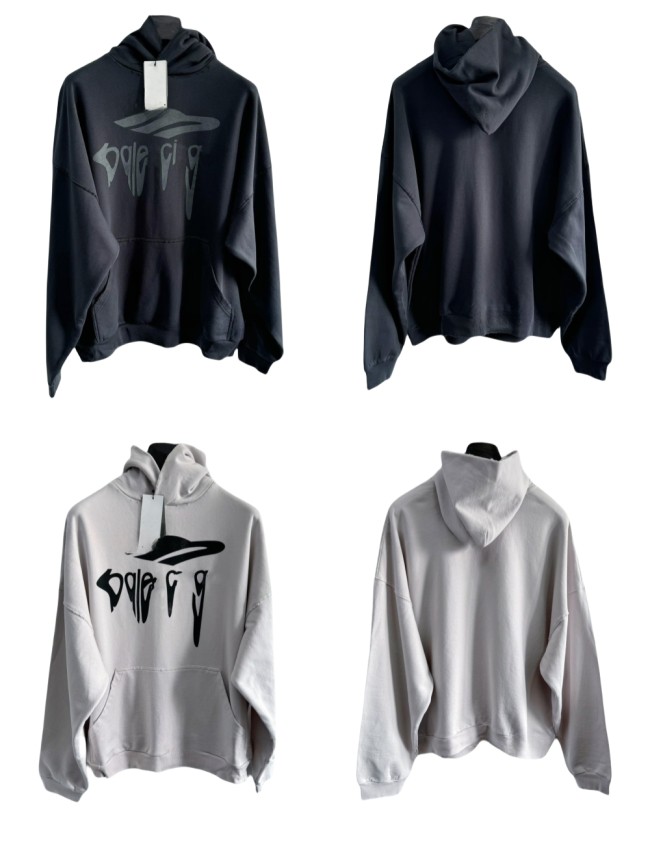 1:1 quality version 28027083 Liquified Letter Print Hoodie 2 colors