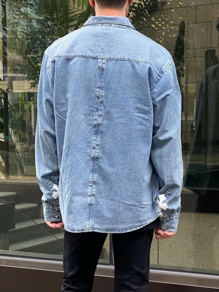 [Buy More Save More] 1:1 quality version Washed and patched denim jacket
