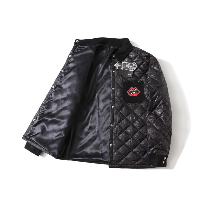 [50% Off]Red Lips Sandwich Cotton Full Print Cotton Jacket