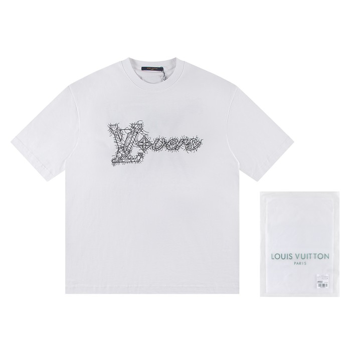 28087046 Embroidered Logo tee 2 colors