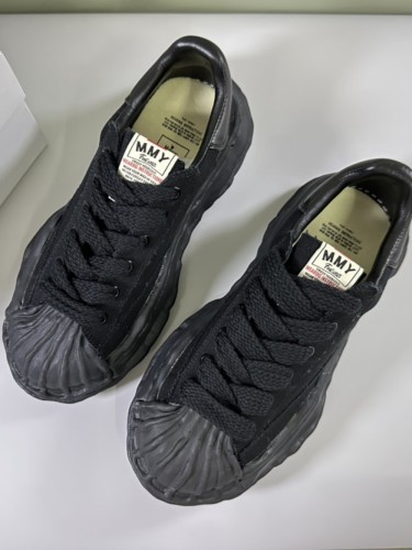 [buy more save more]1:1 quality version Embroidered Canvas All Black Thick Bottom Board Shoes