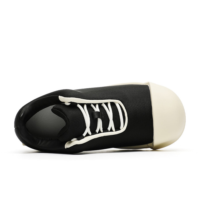 Black and White Mickey Low Top Big Head Shoes