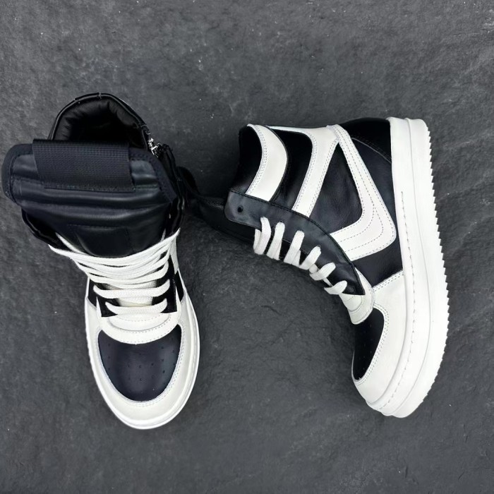 1:1 quality version Big Hook Inverted Triangle Thick Sole High Top Boots