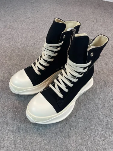 1:1 quality version Wumangxing embroidered double-layer thick soled canvas shoes