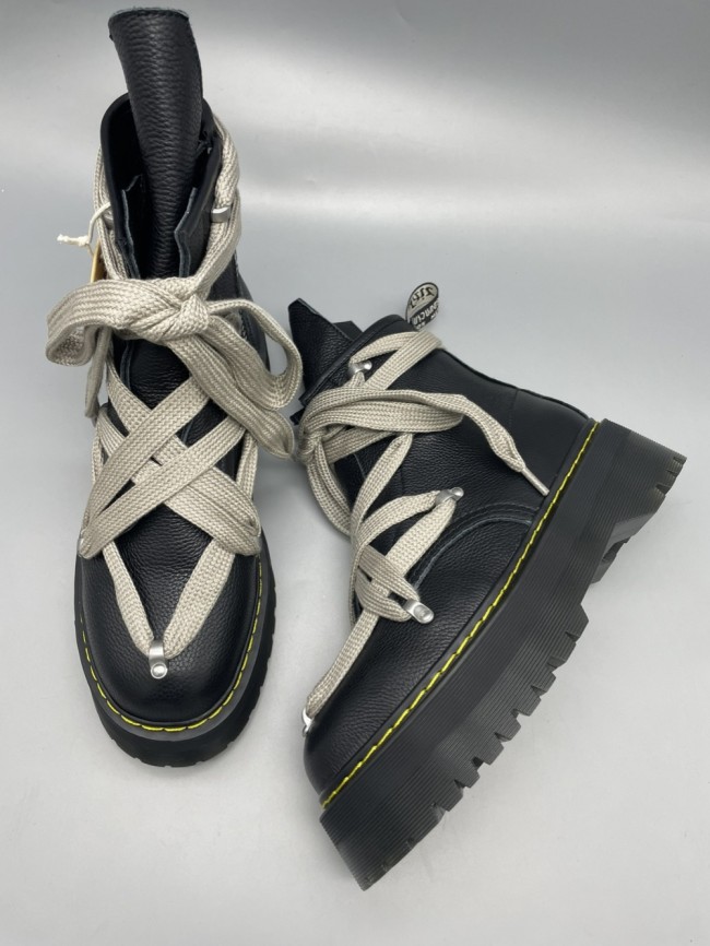 1:1 quality version Pentagram Cowhide Martin Boots