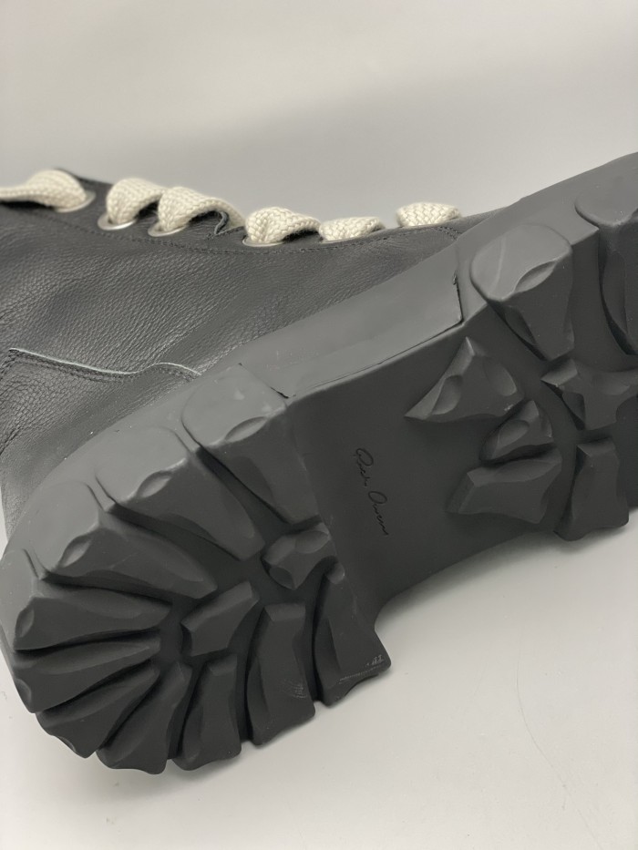 1:1 quality version RO Cowhide Thick Sole Zipper Martin Boots