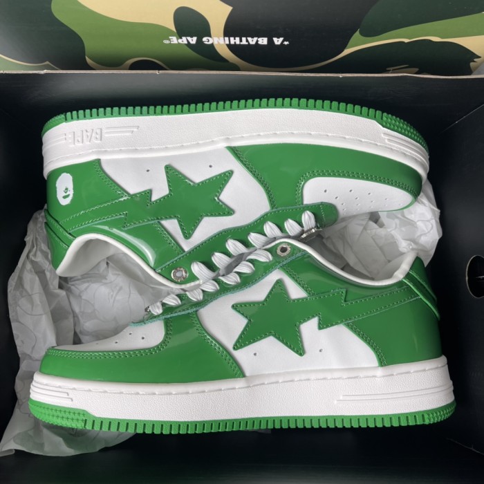 1:1 quality version Air Force Ape Head Patent Leather Clash Board Shoes