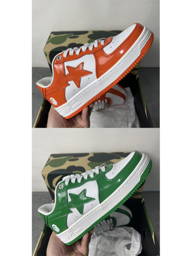 1:1 quality version Air Force Ape Head Patent Leather Clash Board Shoes