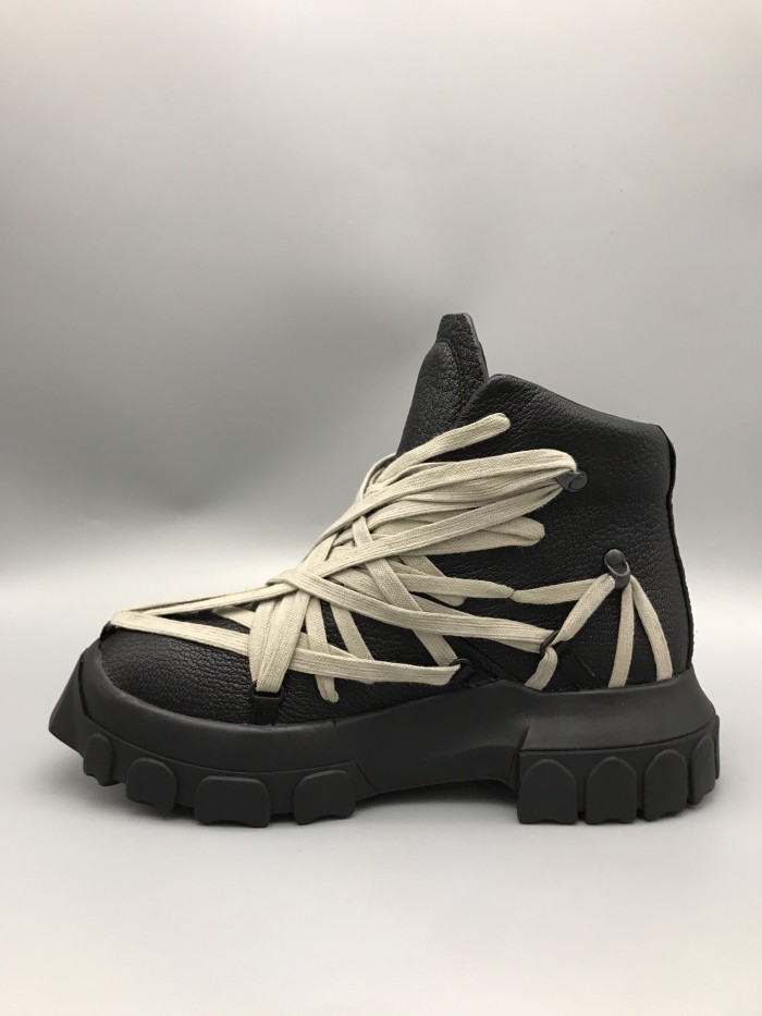 1:1 quality version Cross Strap Cowhide Elephant Print Thick Sole Martin Boots