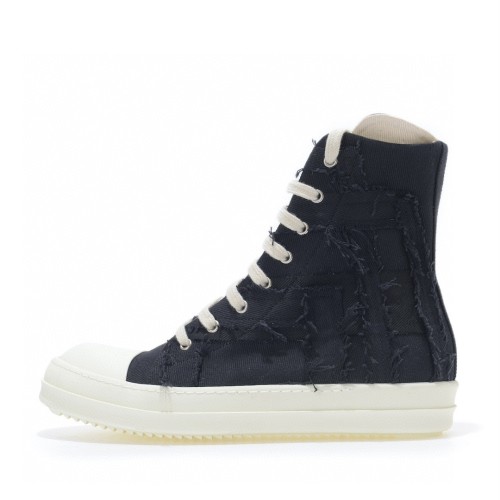 1:1 quality version Damaged burr high top canvas shoes