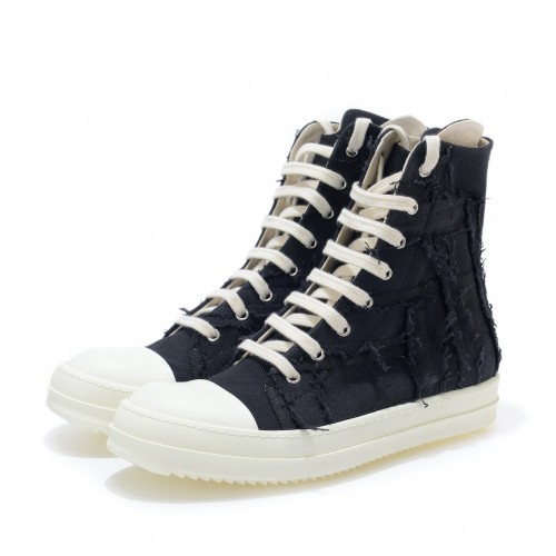1:1 quality version Damaged burr high top canvas shoes