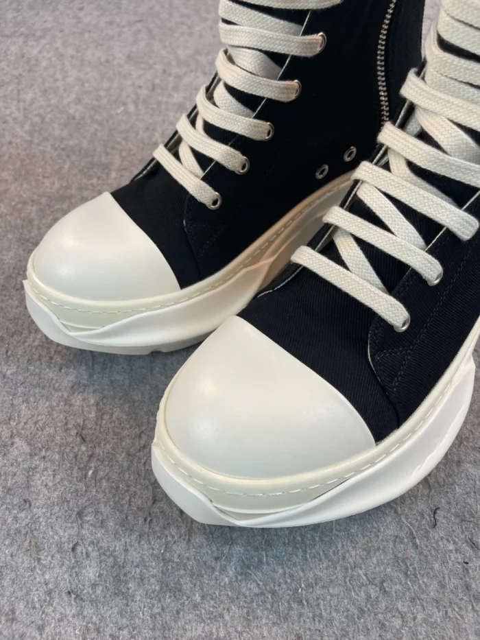 1:1 quality version Wumangxing embroidered double-layer thick soled canvas shoes