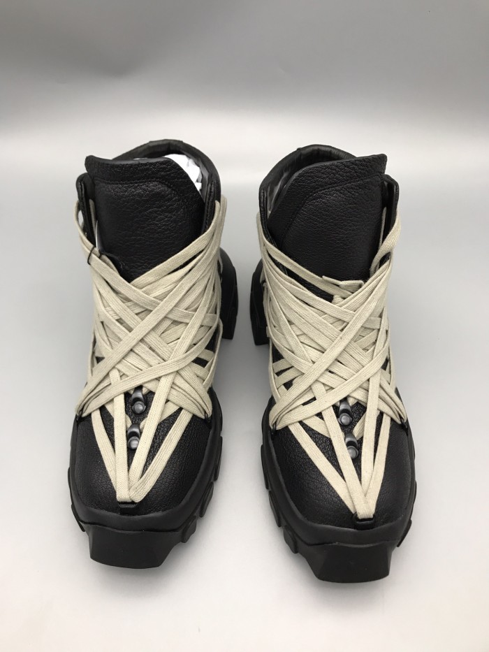 1:1 quality version Cross Strap Cowhide Elephant Print Thick Sole Martin Boots