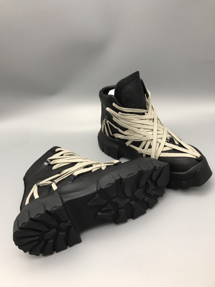 1:1 quality version Cross Strap Cowhide Elephant Print Thick Sole Martin Boots