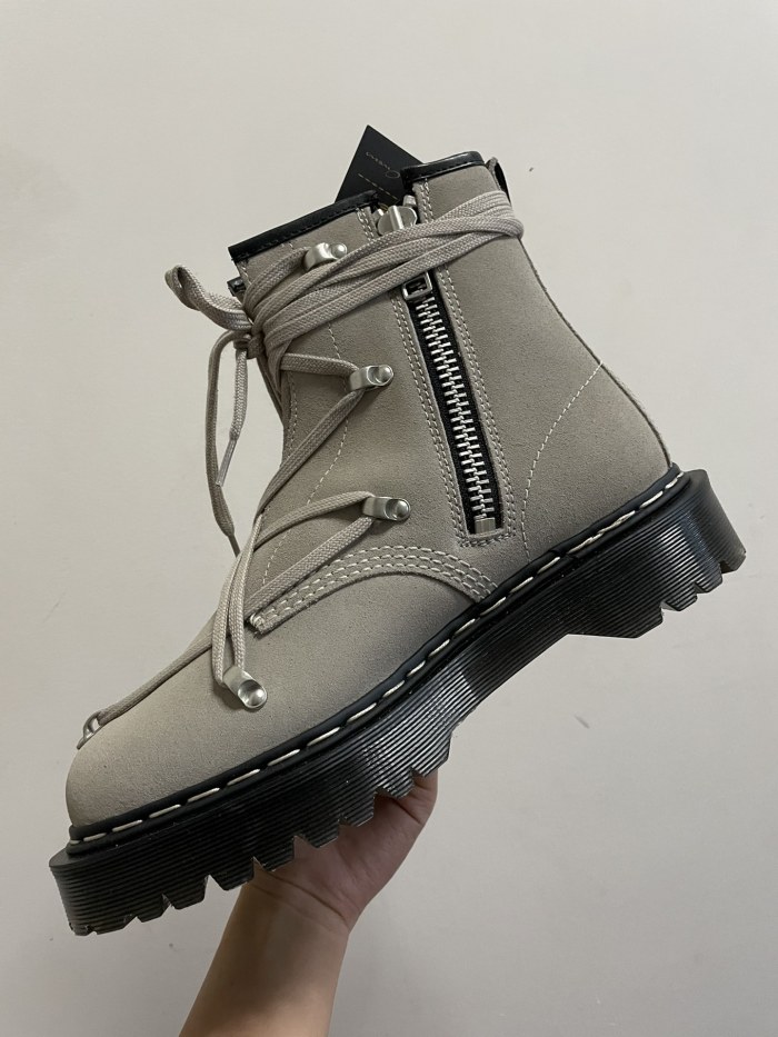 1:1 quality version Deersuede six-pointed star design Martin Boots