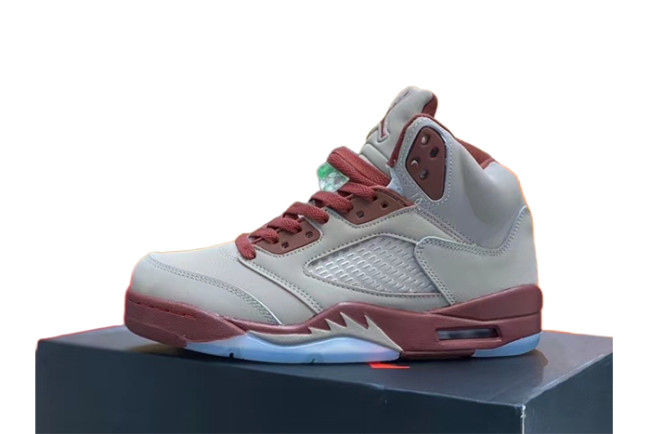 [plus-size shoes] @j5 28118291 Burgundy Gray Basketball Shoes