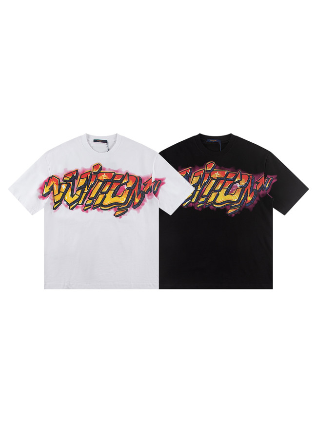 28118253 Letter Print tee 2 colors