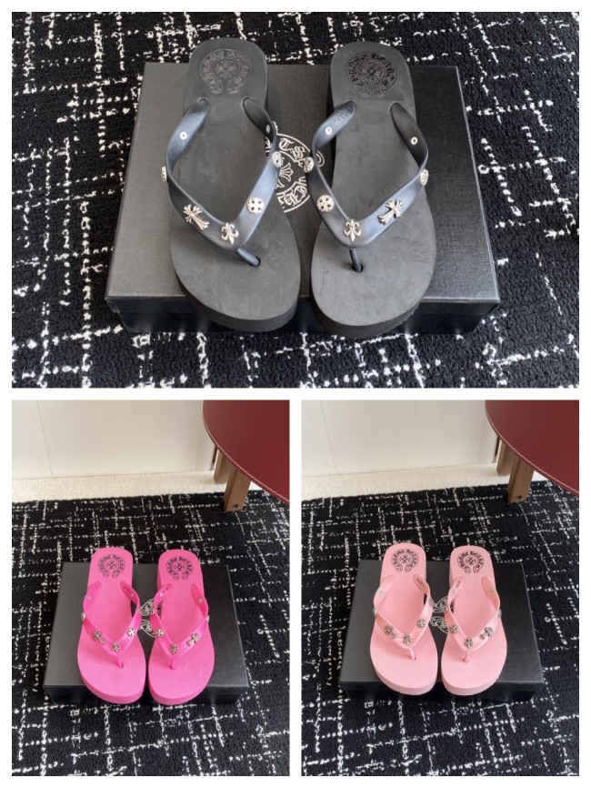 1:1 quality version 28118245 Thick Bottom Slippers 3 colors