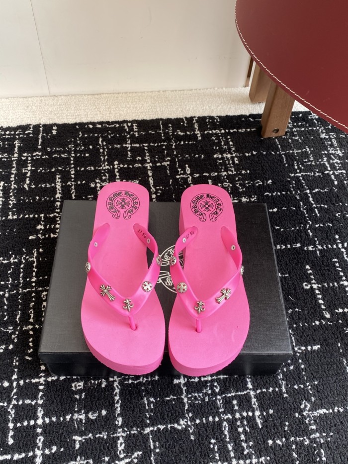 1:1 quality version 28118245 Thick Bottom Slippers 3 colors