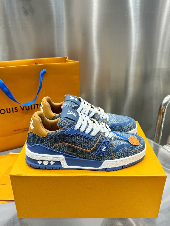 1:1 quality version 28136549 L trainer Patchwork Sneakers 2 colors