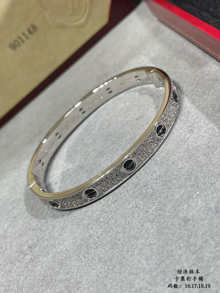 1:1 quality version Black studs full of stars bracelet