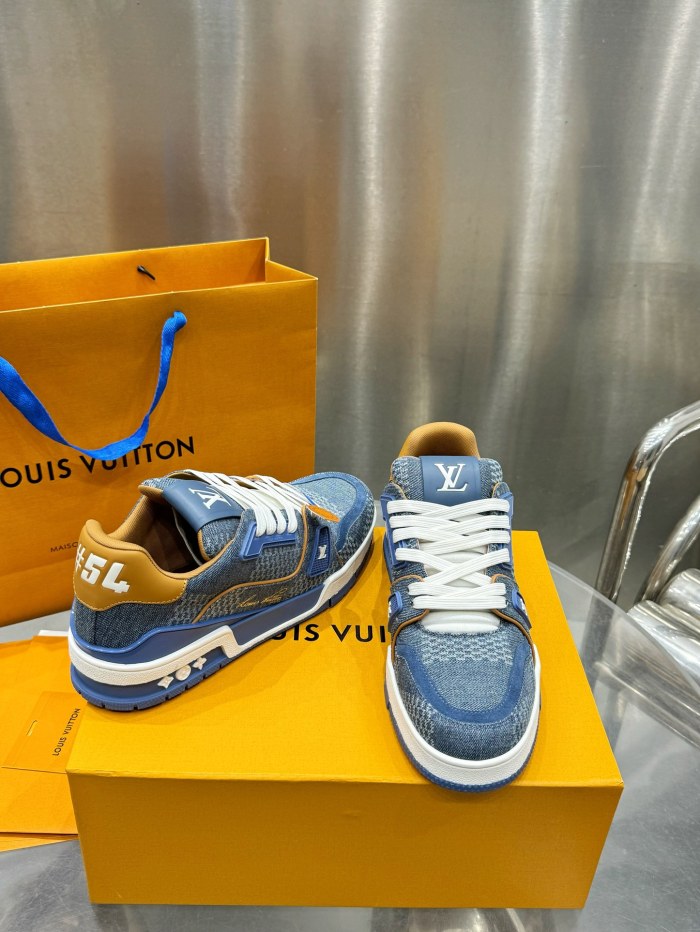 1:1 quality version 28136549 L trainer Patchwork Sneakers 2 colors
