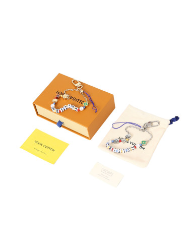 28166091 Colorful Beaded Keychain 2 colors