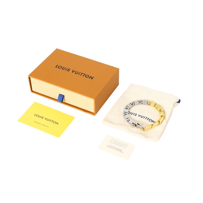 28168346 Gold and Silver Color Blocking Bracelet
