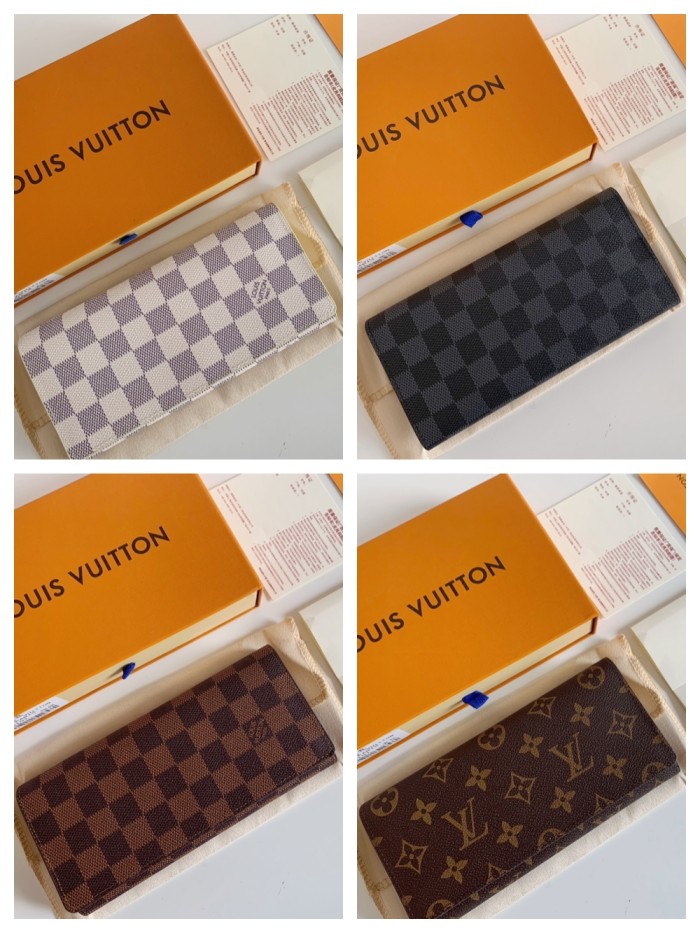 28179813 Checkerboard Printed Wallet 4 colors