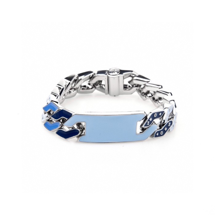 28183480 Aqua Blue Cuban Bracelet