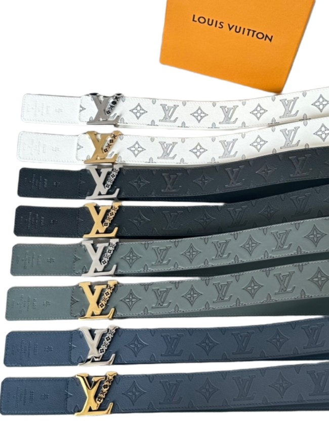  1:1 quality version 28183293 Floral Monogrammed Buckle Belt 8 colors