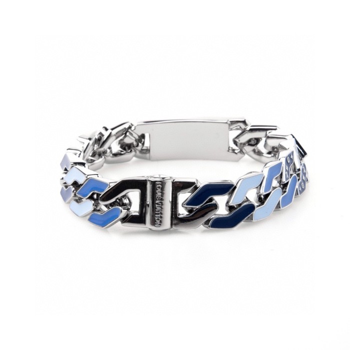 28183480 Aqua Blue Cuban Bracelet