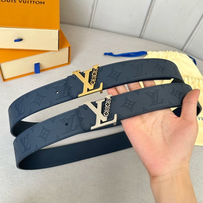  1:1 quality version 28183293 Floral Monogrammed Buckle Belt 8 colors