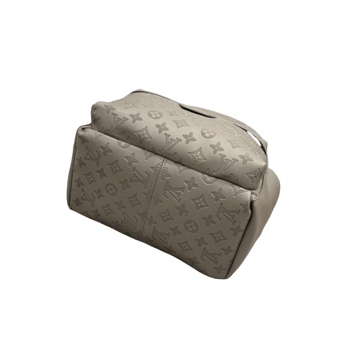 28185545 Embossed Cowhide Leather Backpack