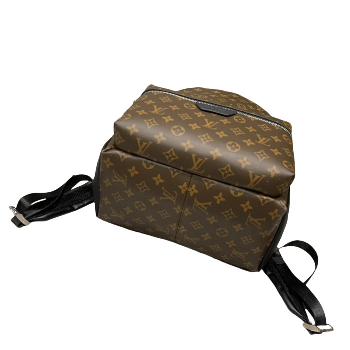 28185545 Embossed Cowhide Leather Backpack
