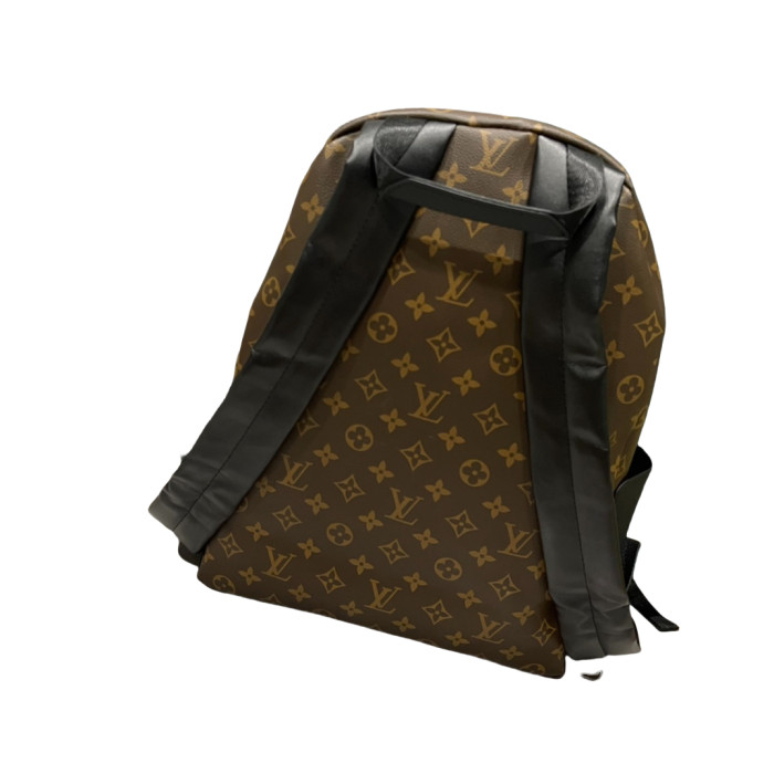 28185545 Embossed Cowhide Leather Backpack