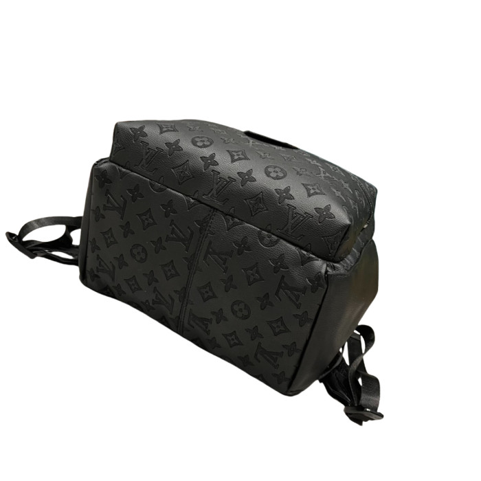 28185545 Embossed Cowhide Leather Backpack