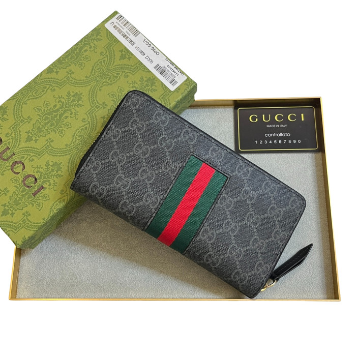 28181597 Brand Woven Ribbon Stripe Wallet