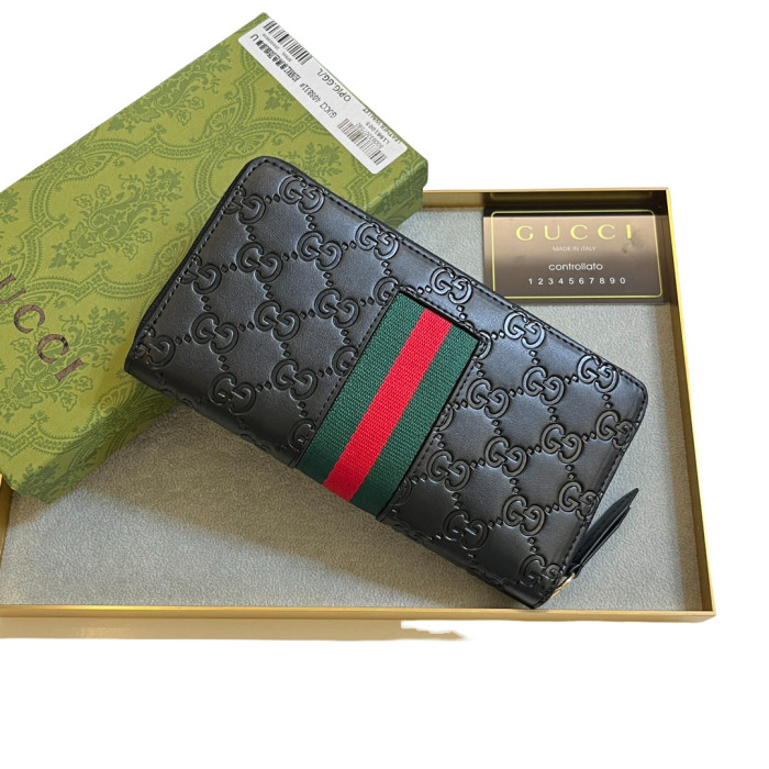 28181597 Brand Woven Ribbon Stripe Wallet