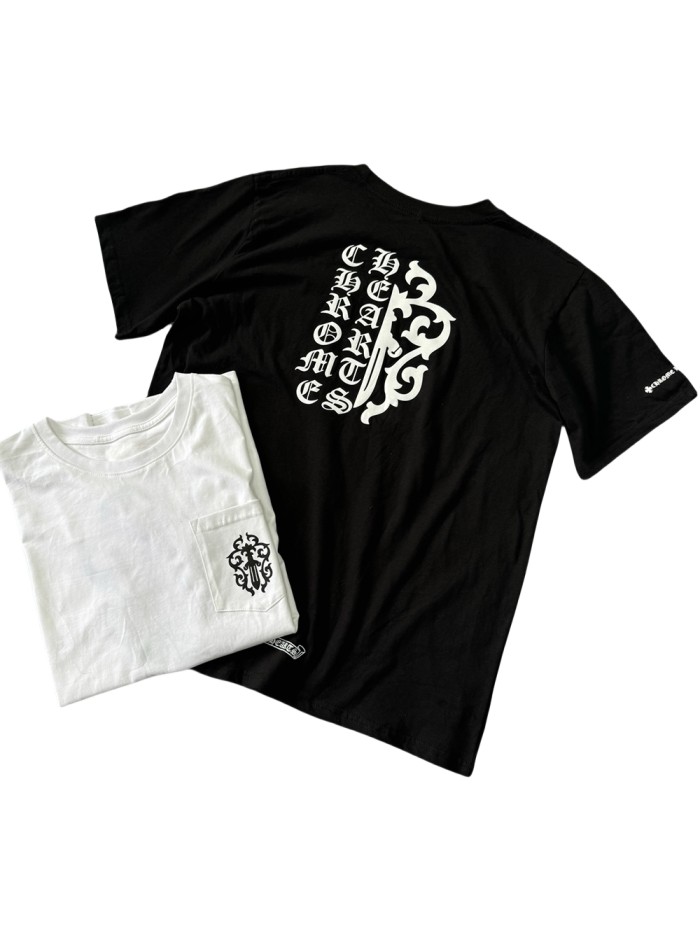 1:1 quality version 28194115 Sanskrit Sword Duplex Print  Tee 2 colors
