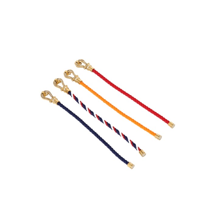28197144 Full Diamonds Braided Bracelet 4 colors【1 bracelet per box】