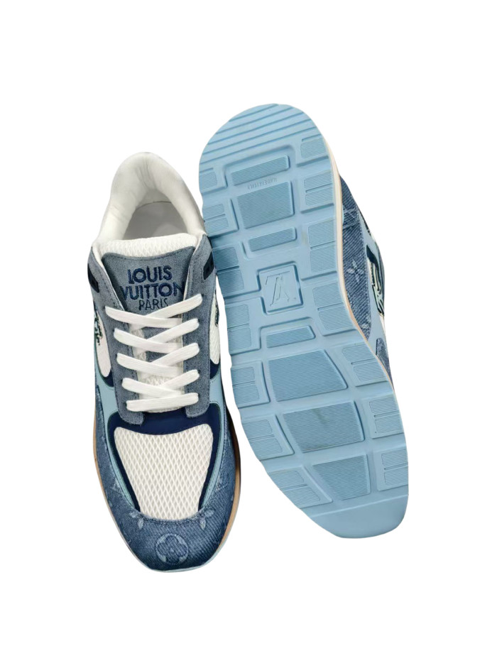 1:1 quality version Comet Tail Embroidered Monogram Lace-Up Running Shoes 3 colors