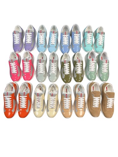 1:1 quality version 28216537 Head Cow Patent Leather Patchwork Shoes 31 colors