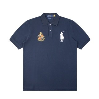28261511 Embroidered Logo lapel polo shirt 4 colors