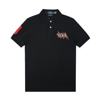28270251  Embroidered Logo lapel polo shirt 4 colors